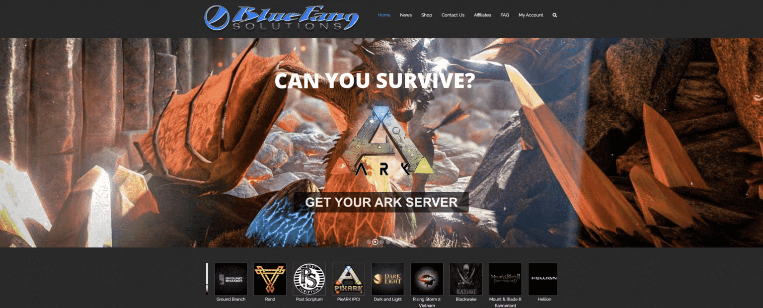 Sons of the Forest Game Server Hosting - Blue Fang Solutions LLC