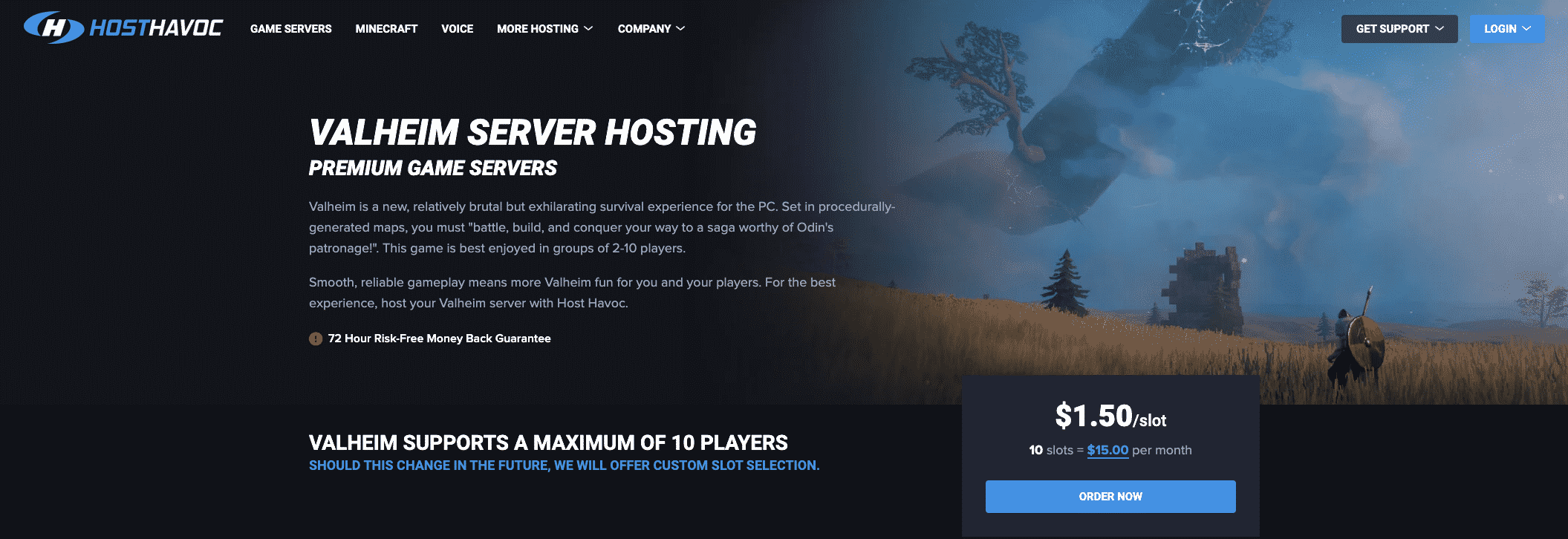 Host Havoc Valheim Server Hosting