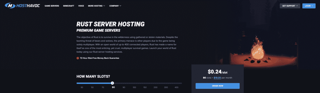 Host Havoc Rust Server Hosting