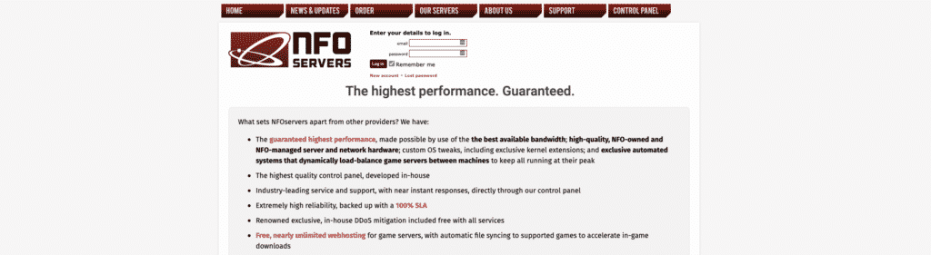 NFOServers review rating